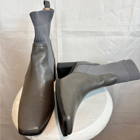 Gray Chelsea Bootie from Journee Collection - Picture 2 of 6
